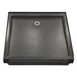 Kohler K-9567-7 Memoirs Shower Receptor with Center Drain, 48 X 48, Black Black