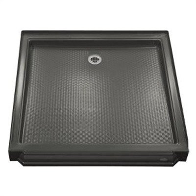 Kohler K-9567-7 Memoirs Shower Receptor with Center Drain, 48 X 48, Black Black