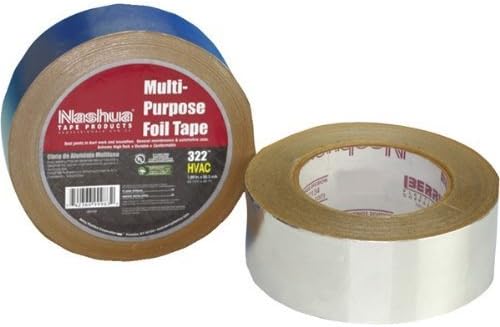 1 - 617001B Nashua 322 Multi-Purpose Foil Tape, General purpose foil tape, 2mm aluminum foil backing, 915245 by NASHUA TAPE