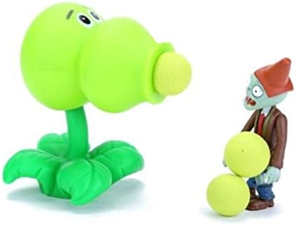 Rayda Plants vs Zombies Peashooter PVC Action Figure Toys Doll Puppets Model Gourd Shooter