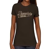 NCAA St. Bonaventure Bonnies Ladies Swept Away Slim Fit T-Shirt - Brown