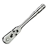 KTC(ケーテーシー) ネプロス 9.5mm (3/8インチ) コンパクトフレックス ラチェットハンドル NBRC3FUN