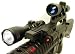 Z mount combo with 4x30 rifle scope, strobe flashlight, and red laser sight