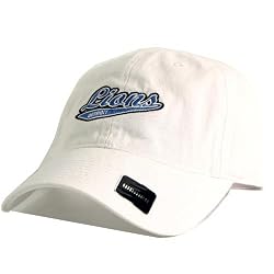 Detroit Lions Women's White Adjustable Baseball Hat