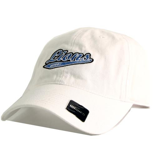 Detroit Lions Women's White Adjustable Baseball Hat