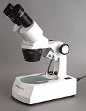 Baytronix 10x - 30x stereo binocular microscope with dual variance halogen lighting system