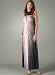 Pleated Ombre Broach Formal XXXL PINK