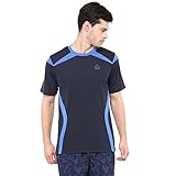 Aurro Sports Navy Roster T Shirt - M RS.349 (56.00% Off) - Amazon