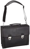 Bugatti 49541101 Aktenmappe, gro&szlig;, Herren Aktentaschen, Schwarz (schwarz 01), 43 x 34 x 12 cm (B x H x T)