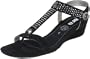 ara Sirmione 2-34166-06, Damen Sandalen/Fashion-Sandalen, Schwarz (schwarz), EU 36.5 ( UK 3.5)