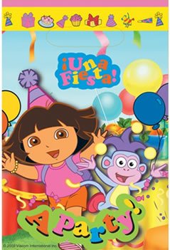 Dora The Explorer Party Bags (Pack Of 8)