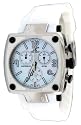 Adee Kaye #AK4051-L7 Women's White Lady Shox Collection Chronograph Watch