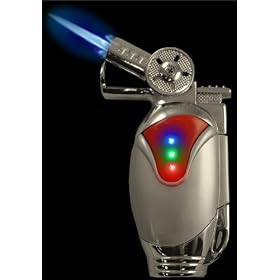 Serpent Side Light Pipe Lighter with LED Light Show #46