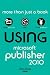 Using Microsoft Publisher 2010