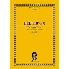 Ludwig van Beethoven: Symphonie Pastorale, Nr. 6 F-Dur - op. 68, Edition Eulenburg: Studienpartitur (Noten).