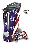 Skin Decal Cover for Xbox 360 Console + two Xbox 360 Controllers - American Pride