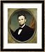 Abraham Lincoln Framed Art Poster Print by Matthew Henry Wilson, 25x29