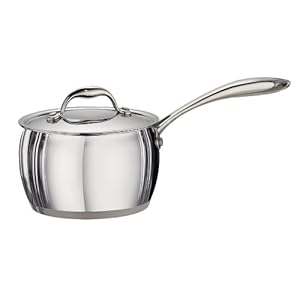 Tramontina Gourmet 2 Quart 18/10 Stainless Steel Tri-Ply Base Covered Sauce Pan