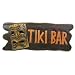 Hand Carved Wooden Tiki Bar Sign Island Patio Decor