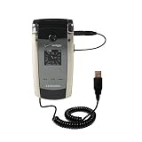 Coiled Power Hot Sync and Charge USB Data Cable w/ Tip Exchange for the Samsung SCH-U700 - Gomadic Brand