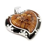 Brown Millacreli Heart Pendant