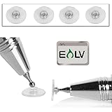 4 Soft Replacement Tips for E LV Fine Point Stylus with E LV Microfiber Digital Cleaner (ONLY REPLACEMENT TIPS)
