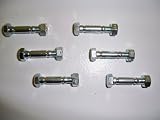 6 Pack, Shear Pins & Nuts for MTD 710-0890, 910-0890A and 712-0158 (nut).