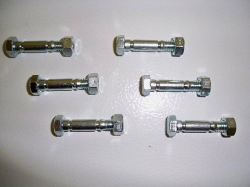 6 Pack, Shear Pins & Nuts for MTD 710-0890, 910-0890A and 712-0158 (nut).