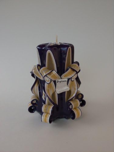 Graduation Carved Candle
