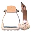 Aluminum Barrel Racing Stirrups Brown
