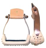 Aluminum Barrel Racing Stirrups Brown