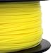 Gizmo Dorks 3mm (2.85mm) PLA Filament 1kg / 2.2lb for 3D Printers, Translucent Light Yellow