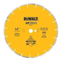 DeWalt DW4744 14-Inch Diamond Segmented Saw Blade with 1-Inch Arbor for Cured Concrete