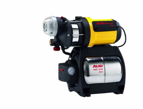 AL-KO  112442   HWF 1400 Inox Hauswasserwerk mit 5 Laufr&auml;dern, 6000 L/h, inklusive XXL-Vorfilter