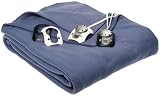 Review Sunbeam 006038-030-596 / Sunbeam Dynasty Retreat Quilted Fleece Pattern Queen Heated Blanket, Lagoon