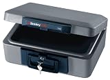 SentrySafe 1110 1/2 Hour Fireproof Security Chest, 0.18 Cubic Feet, Medium Gray