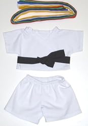 Karate Outfit fits 12" Snuggl'ems, most Webkinz, Shining Star and 8" - 10" Make Your Own Stuffed Animals