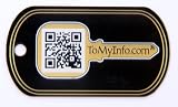 Tags, Set of 6; Black