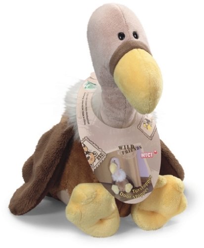 Nici 33726 - T&uuml;rstopper Geier Pl&uuml;sch Wild Friends 25 cm