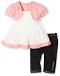 Calvin Klein Baby-Girls Infant 2 Piece Lace Legging Set