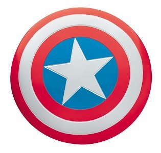  Captain America Shield Deluxe Metal Accessory
