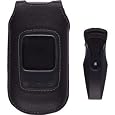 Wireless Solutions Clam-Shell Leather Case for Pantech Breeze III