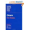Cicero: On Duties (Cambridge Texts in the History of Political Thought)