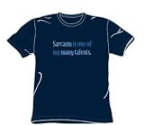 Sarcasm Is A Talent - Adult Navy S/S T-Shirt For Men