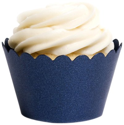 Dress My Cupcake Standard Galaxy Navy Cupcake Wrappers, Set of 100