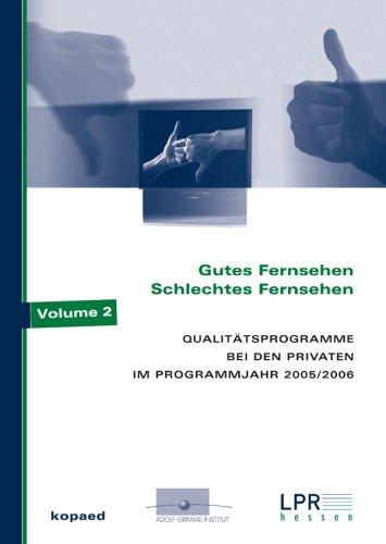 Gutes Fernsehen, Schlechtes Fernsehen, m. DVD-Video