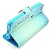 iPhone 5C Case, Speedtek Smile Pattern Premium PU Leather Wallet Flip Protective Skin Case with Magnetic Closure for Apple iPhone 5C (2013) (Built-in Credit Card/ID Card Slot)
