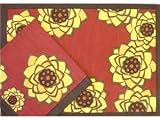 Tululah Designs Bianca Print Tango Red Print Napkin Set Set of 4