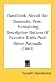 Handbook About Our Domestic Pets: Containing Descriptive Notices Of Favorite Girds An...