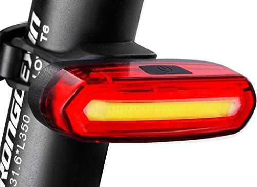 SummerBoom RECHARGEABLE BICYCLE TAIL LIGHT WITH USB,6 LIGHT MODES,STROBE FLASHING SAFETY WARNING LIGHT COMPATIBLE WITH BIKES,HELMETS,BAGS.(RED AND WHITE LIGHT)
